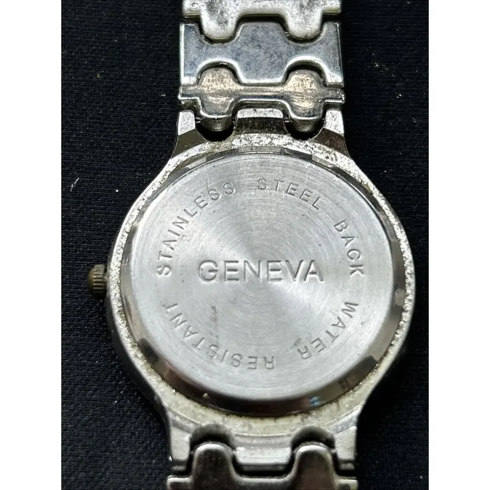 Geneva Silver Tone Women’s Quartz Watch